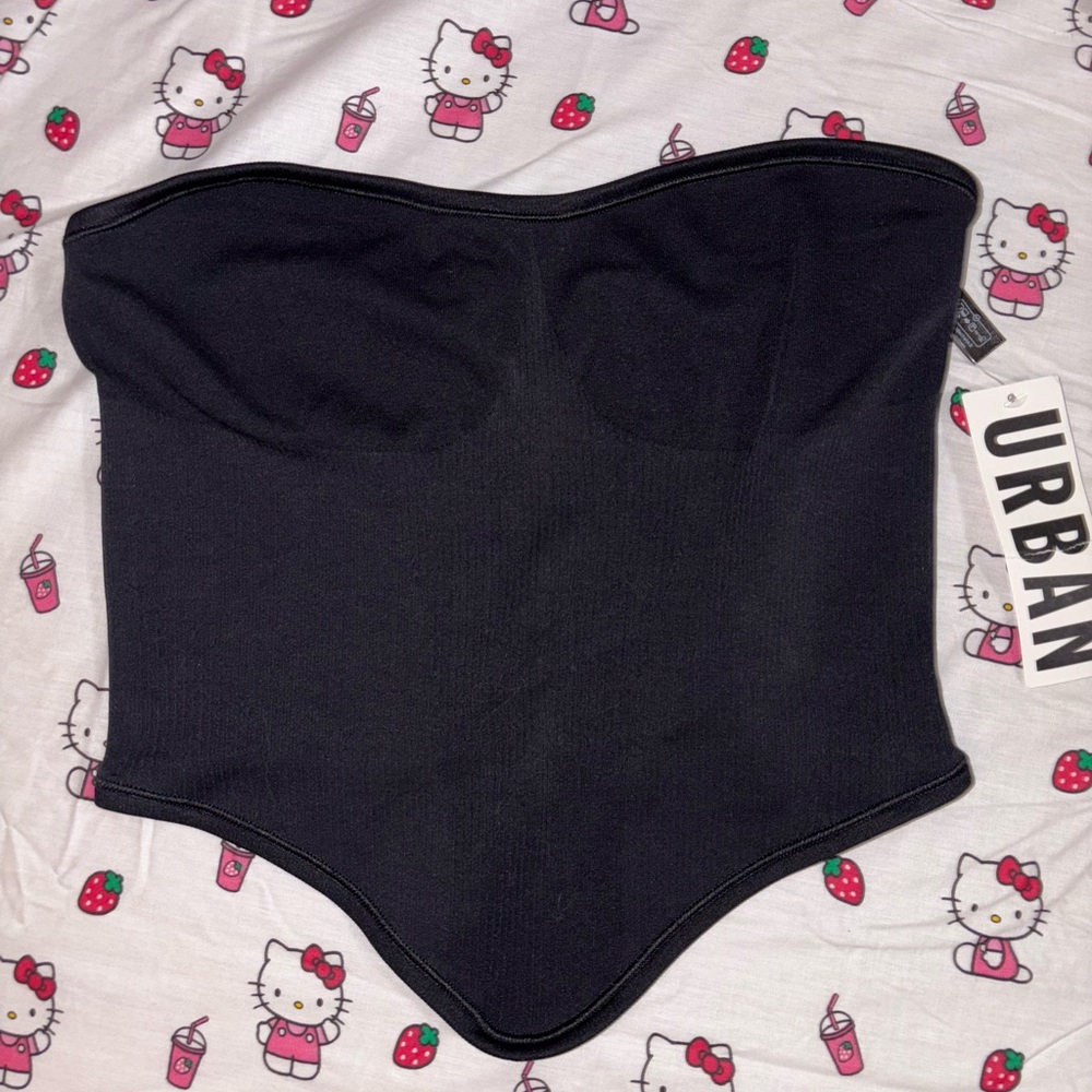 Urban Outfitters OFU Black Tube Top